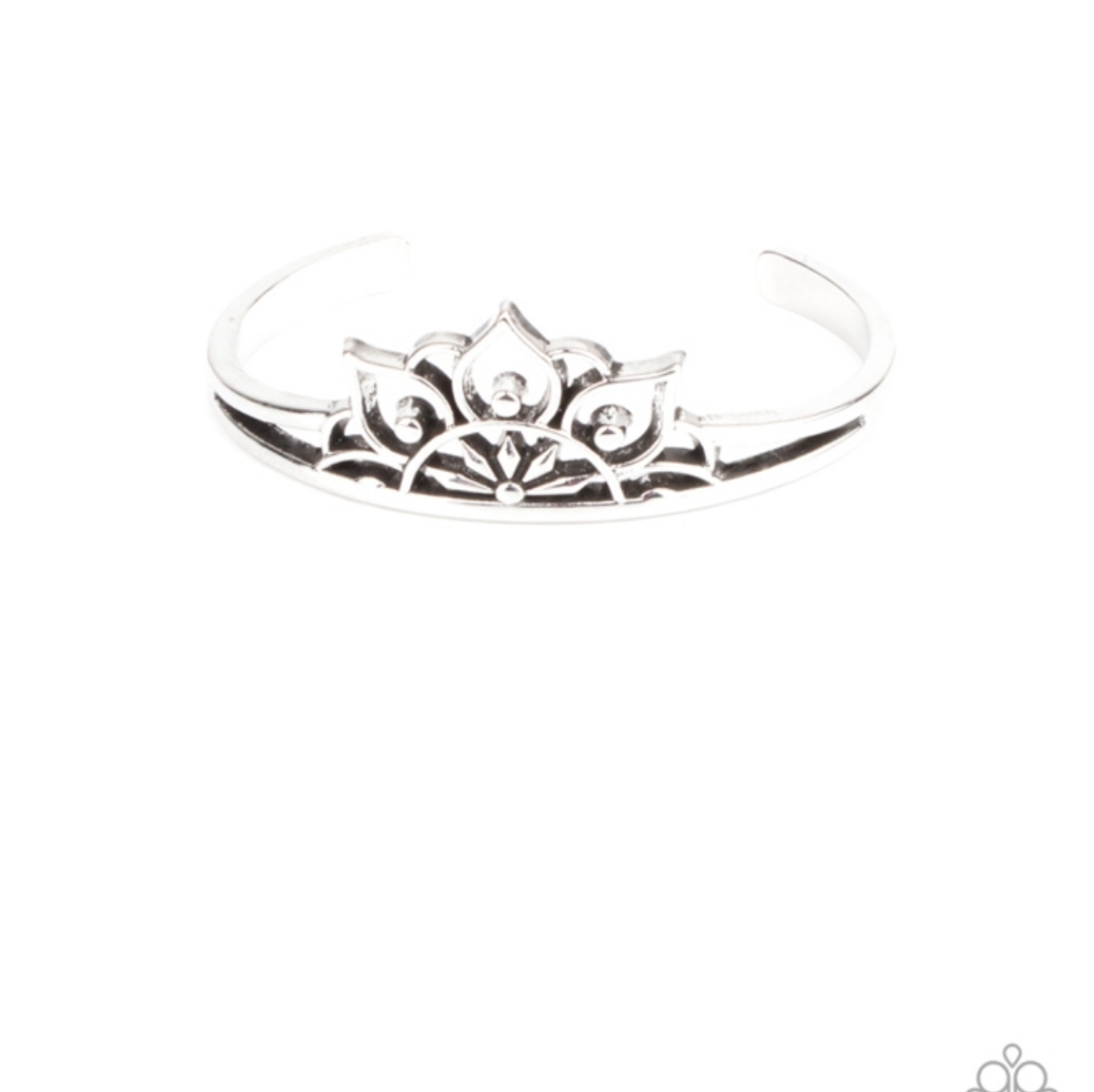 Paparazzi Mandala Mindfulness Silver Bracelet- Cuff